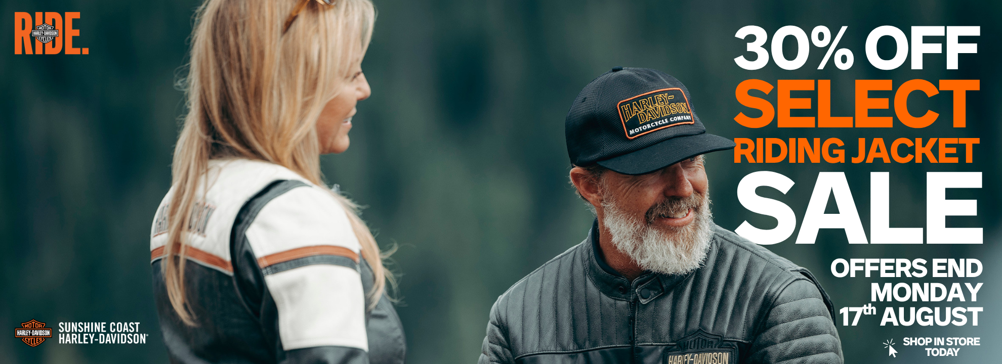 30% Off Harley-Davidson Jacket Sale