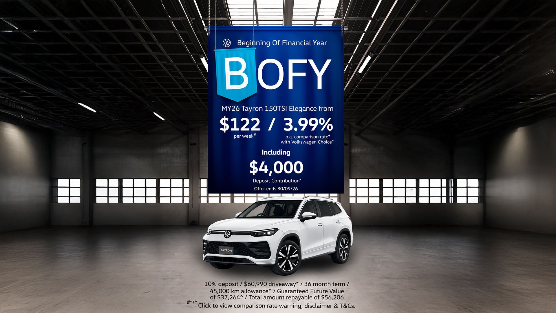 MY26 Tayron 150TSI Elegance Finance offer