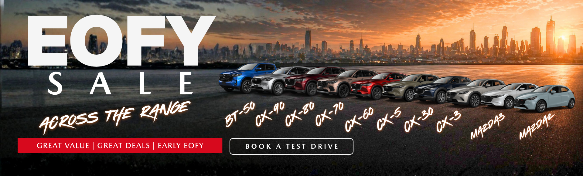 EOFY Sale Mazda Range