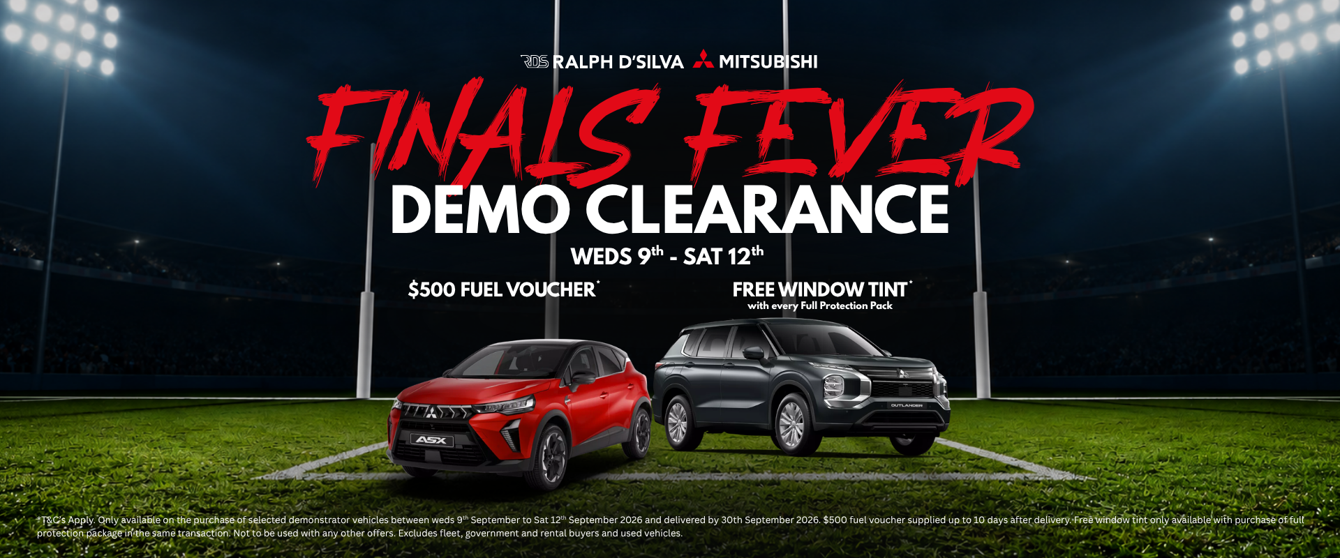ralph dsilva mitsubishi demo demonstrator sale clearance