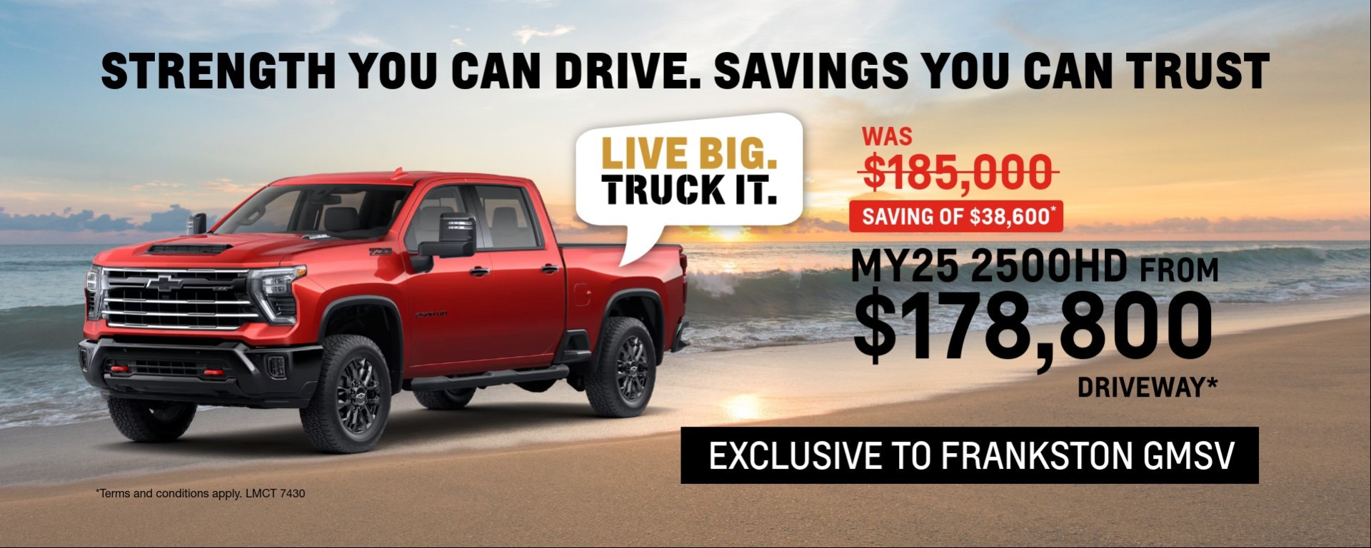 Frankston GMSV 2500 HD Special Offers