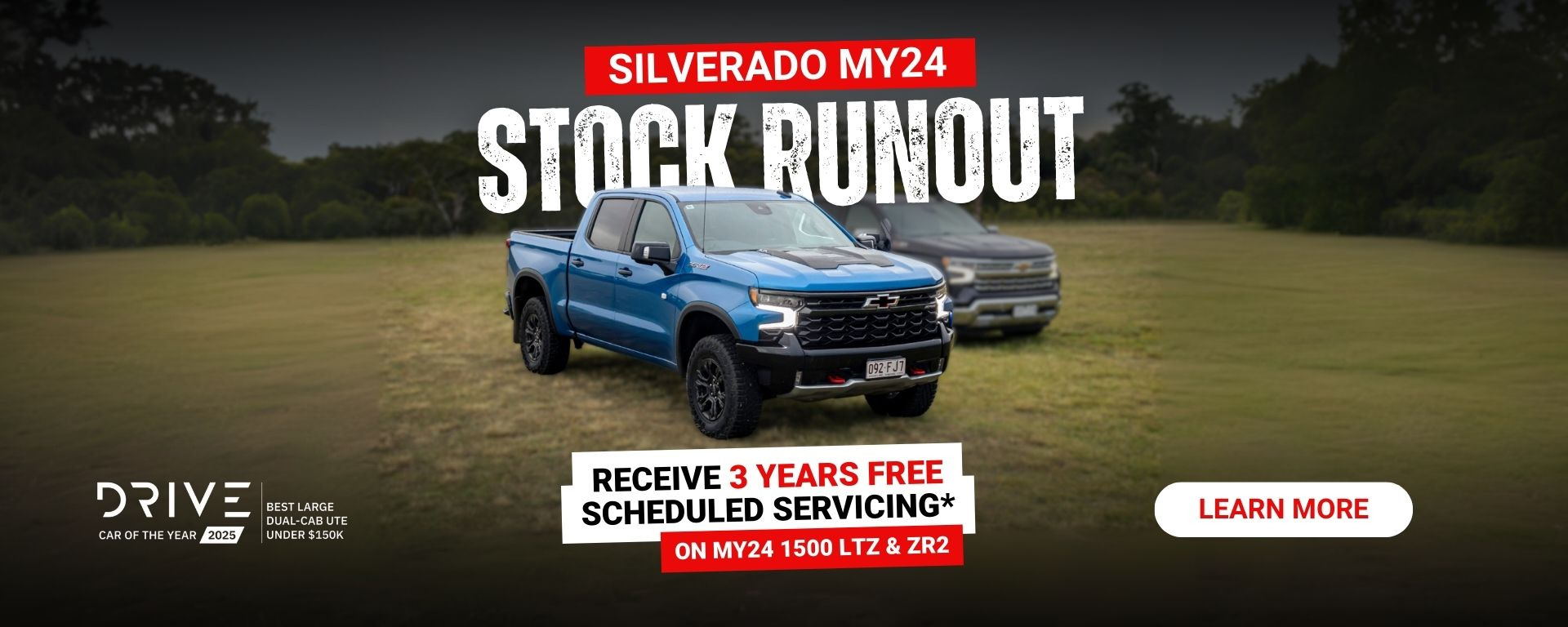 Get 3 Years Free Scheduled Servicing MY24 Silverado