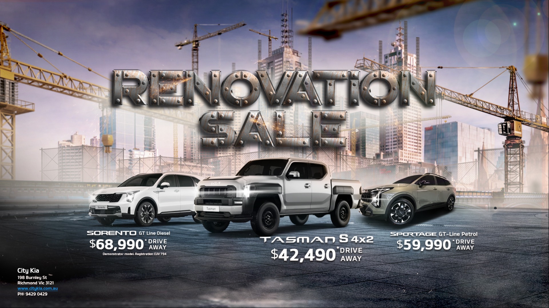 Renovation Sale
