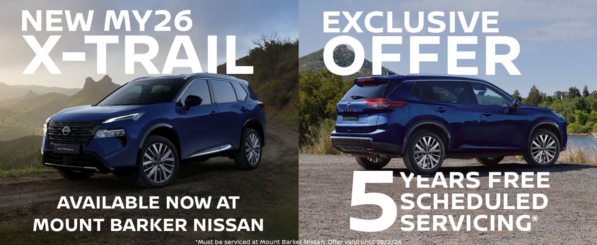 MY26 X-TRAIL Exclusive Offer