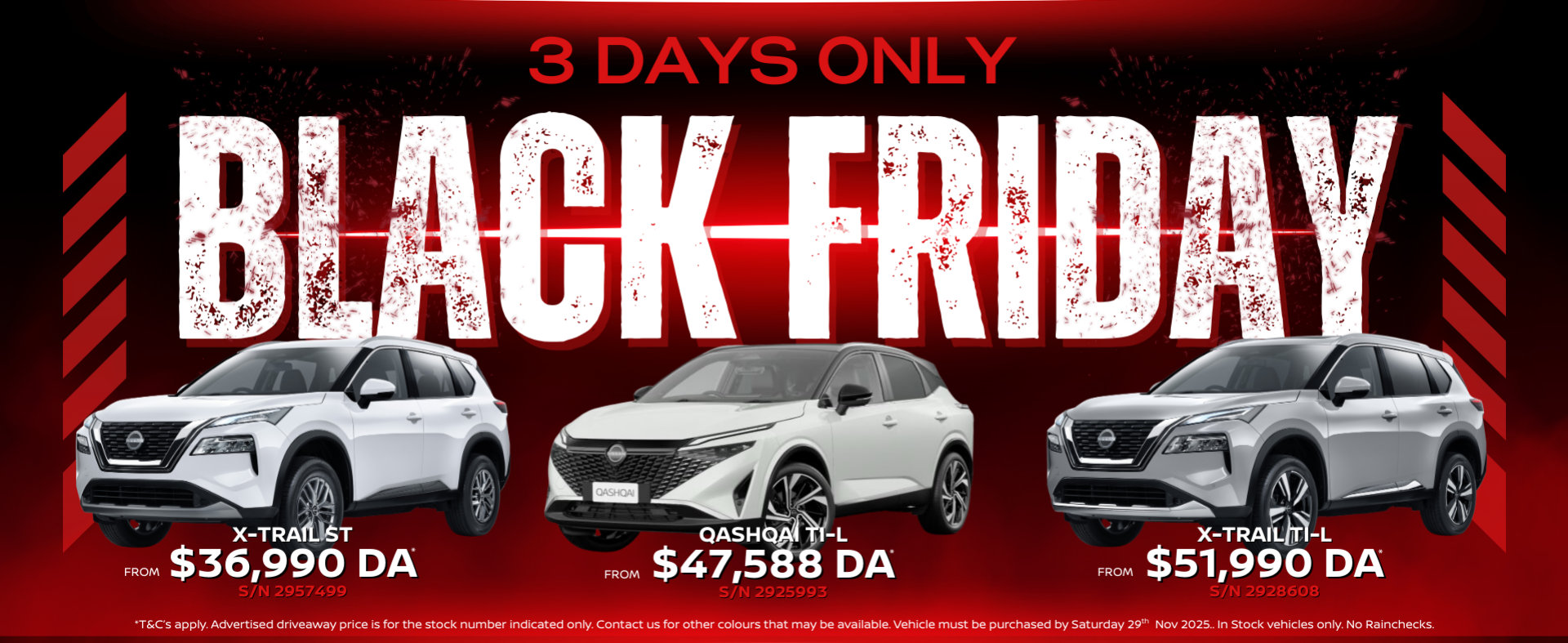 ralph dsilva nissan black friday sale x-trail qashqai
