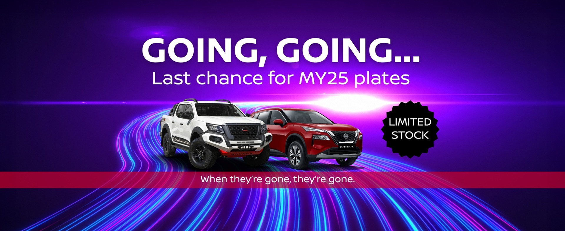 Nissan MY25 Plate Clearance