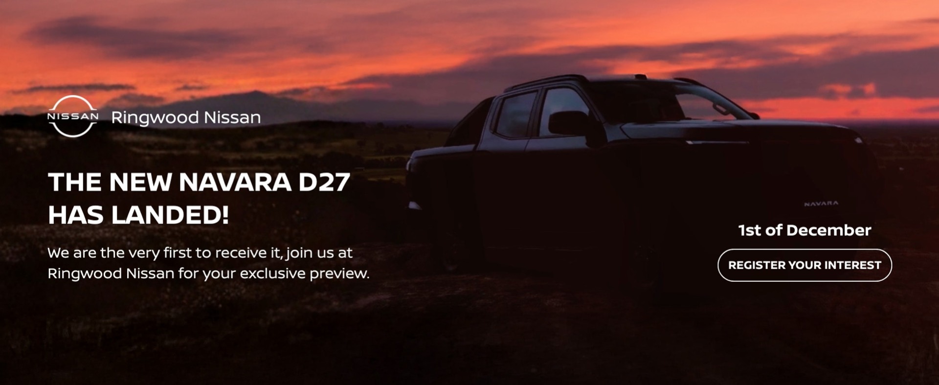 Ringwood Nissan - New Navara D27 Has Landed!