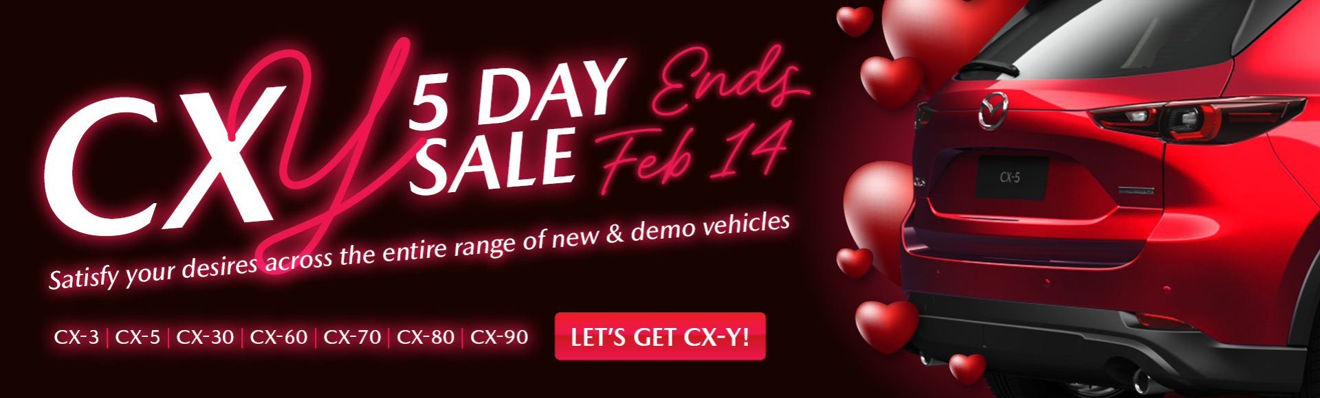 5 day CX-y Sale