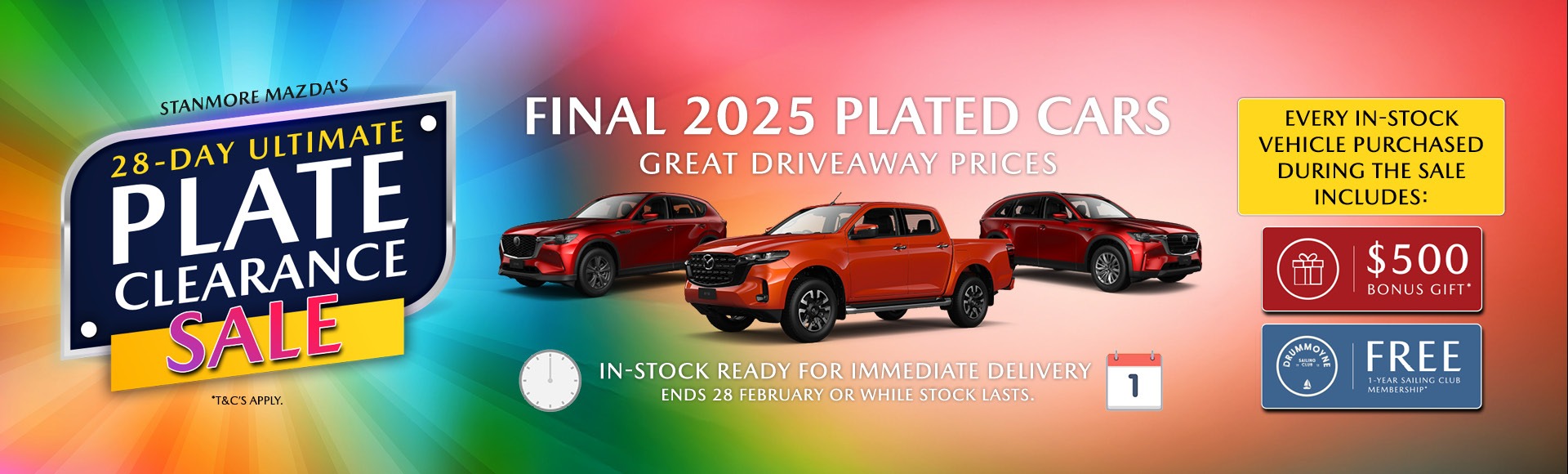 28-Day Ultimate Plate Clearance Sale