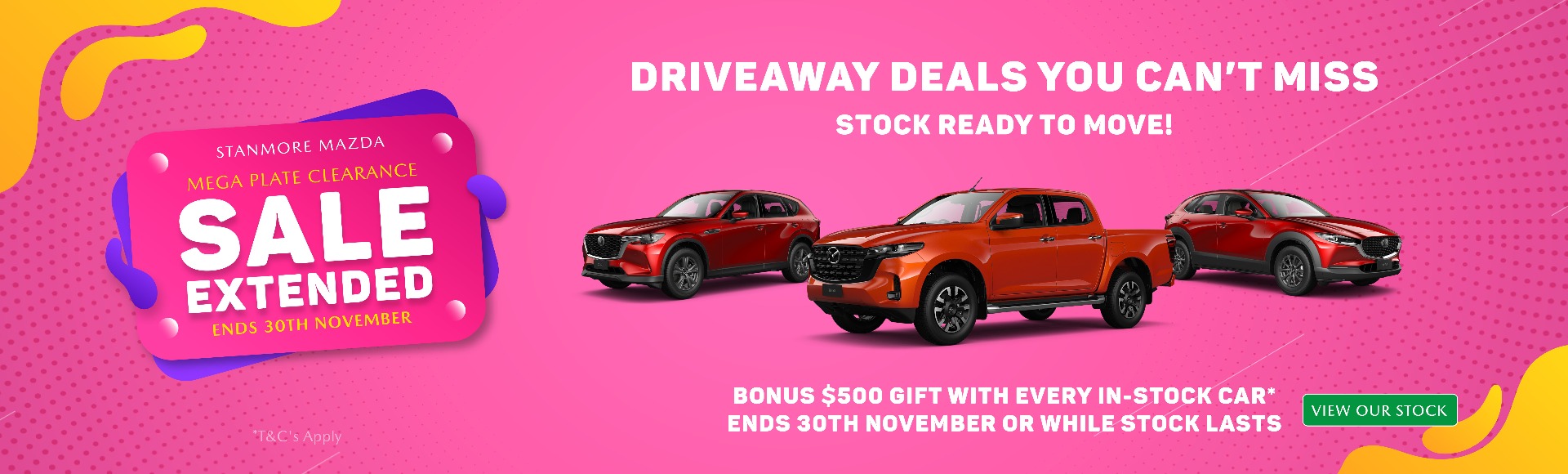 Mega Plate Clearance Sale Extended