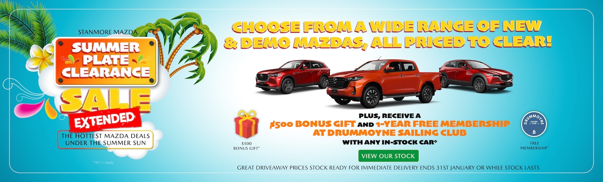 Extended Summer Plate Clearance Sale