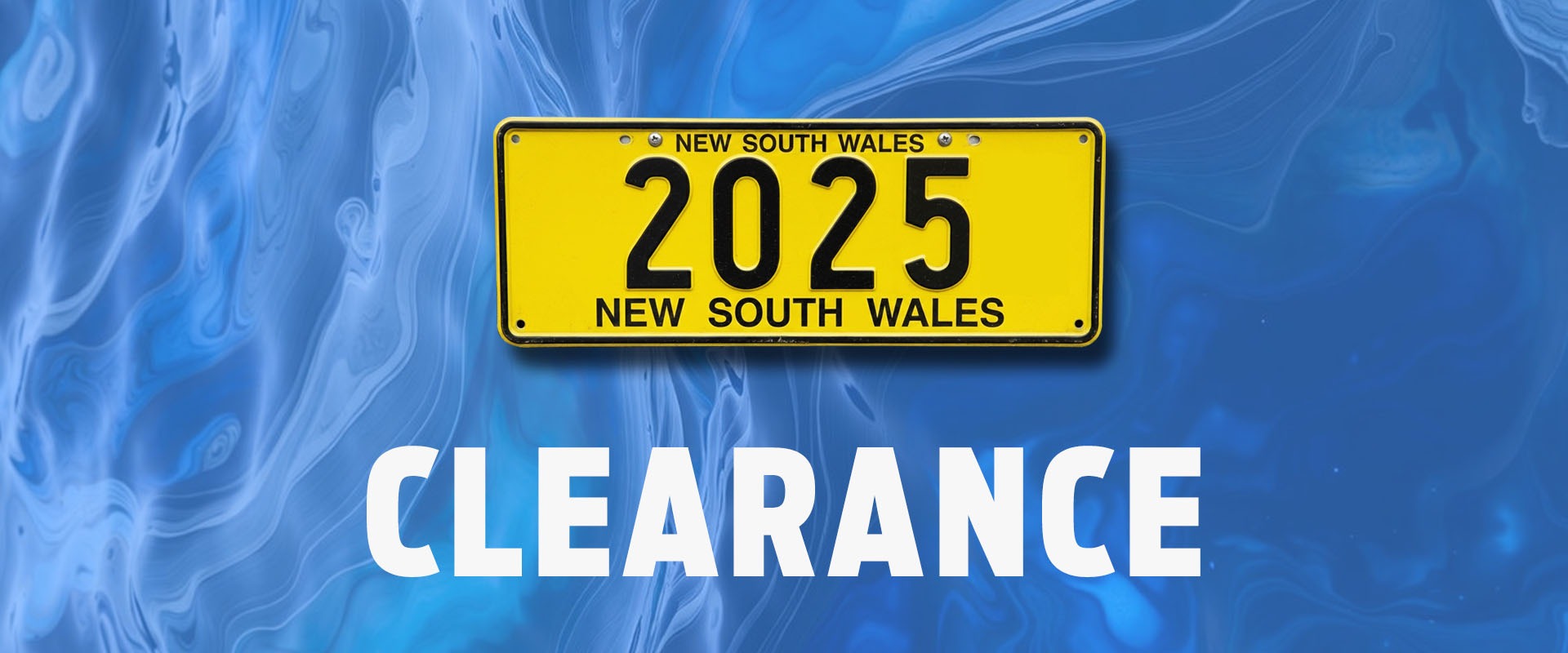 2025 PLATE CLEARANCE!
