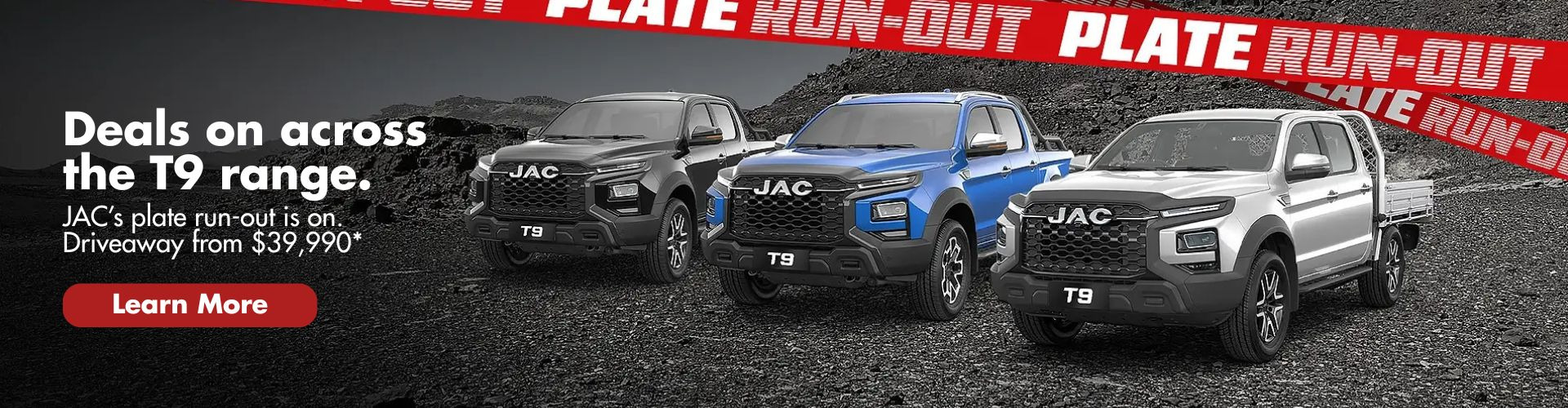 JAC Q1 offer 2026 driveaway plate run out