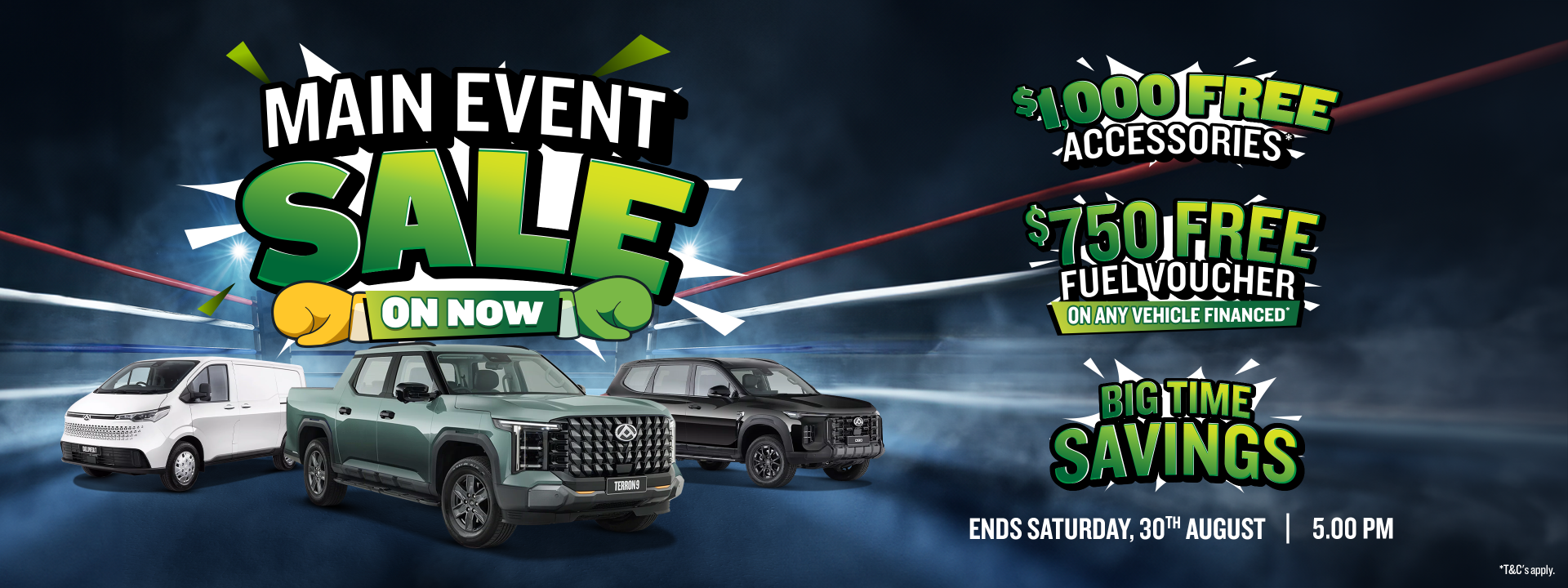 Main Event Sale On Now