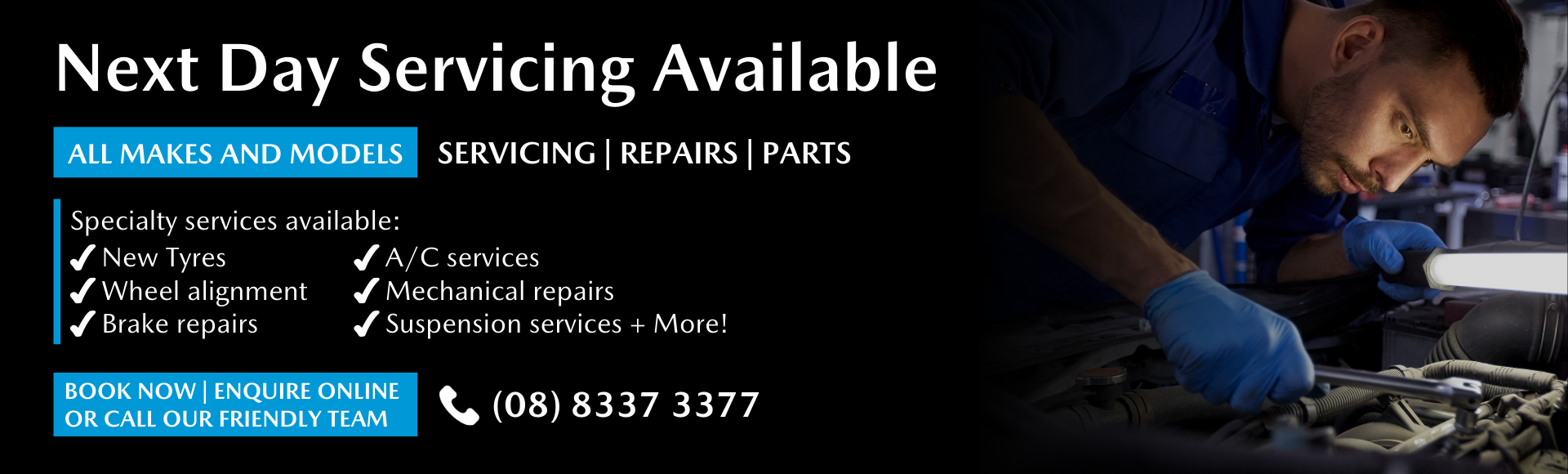 Next day Service Available 
