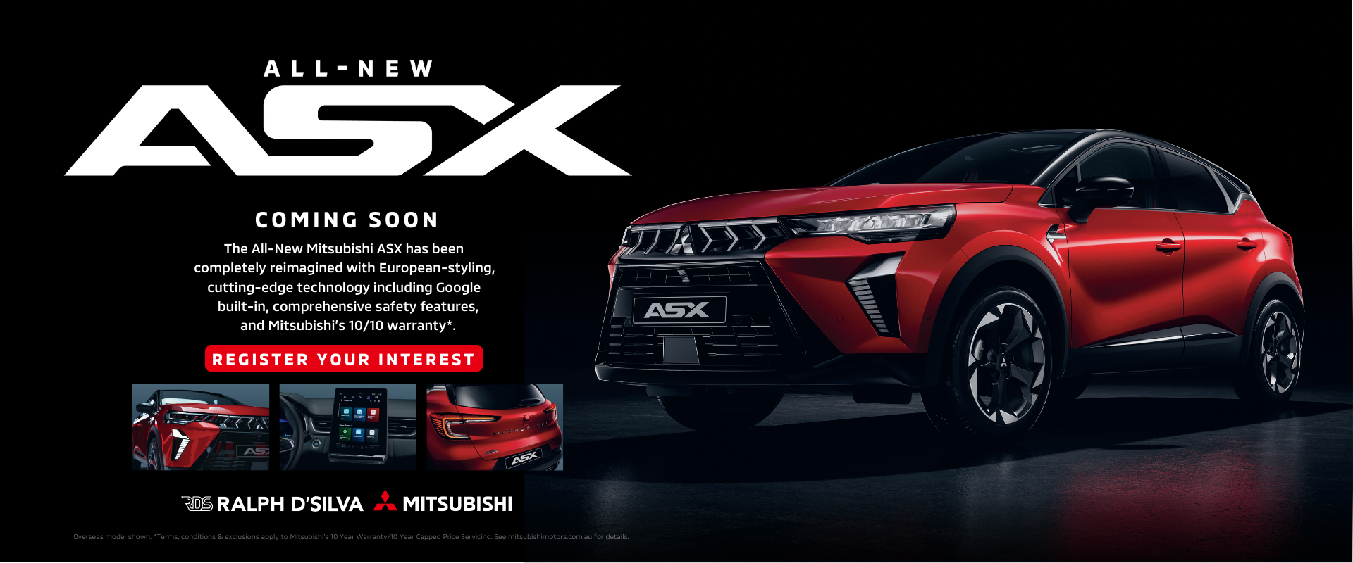 ralph dsilva mitsubishi all new asx coming soon pre order small suv