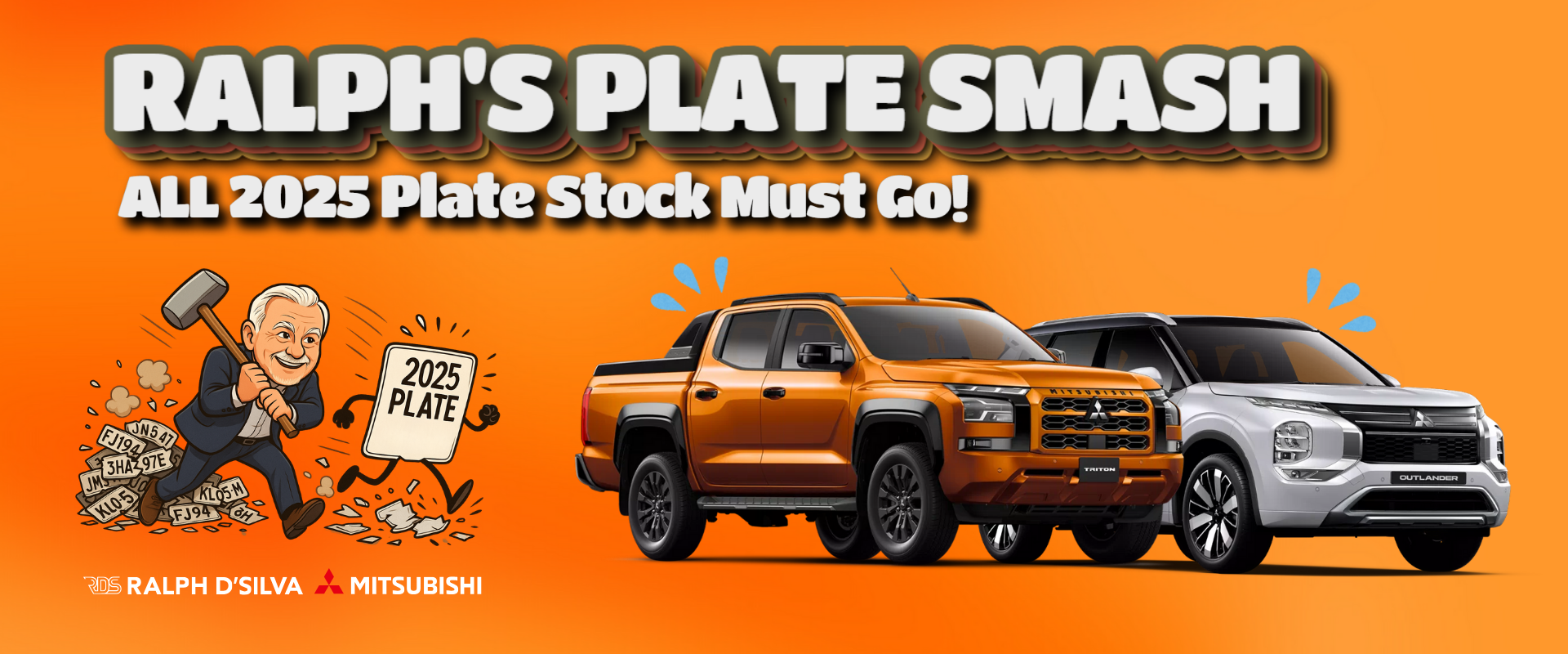 ralph dsilva mitsubishi plate clearance sale