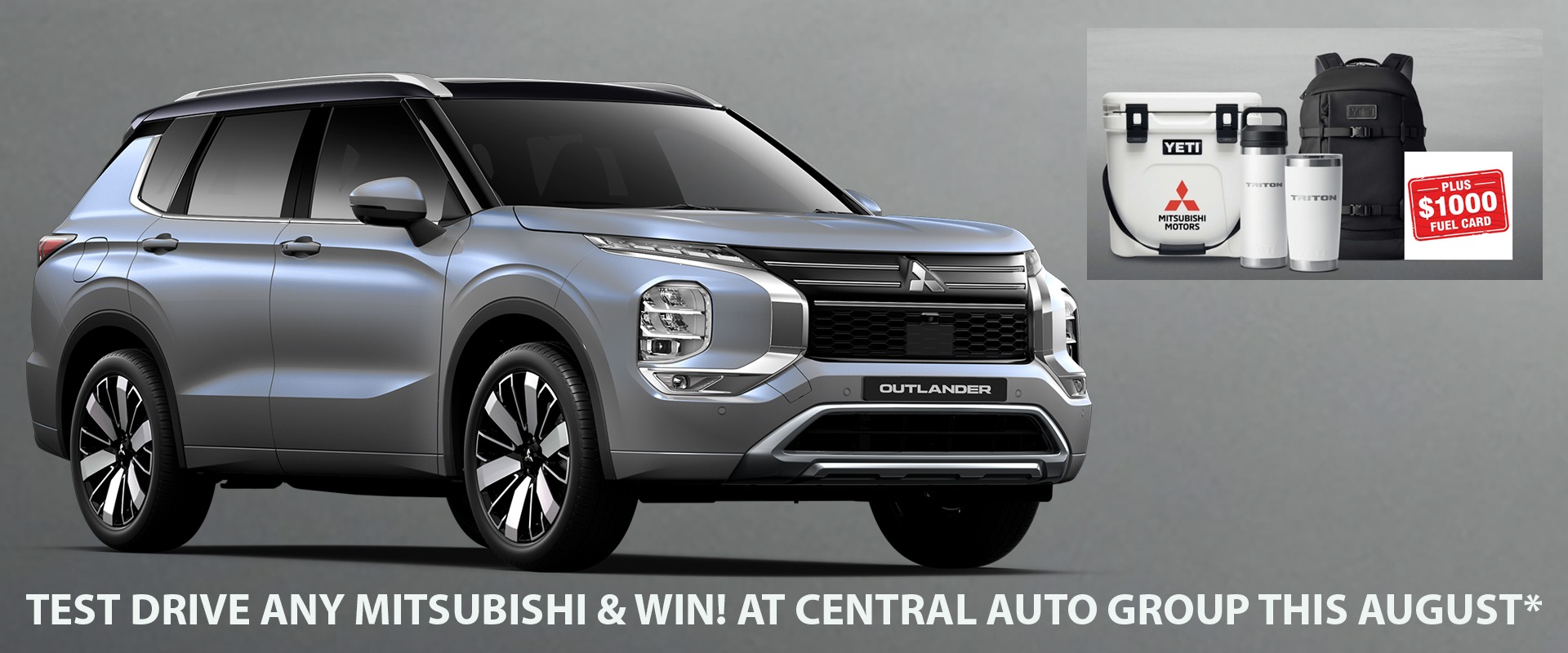 Mitsubishi Test Drive and Win