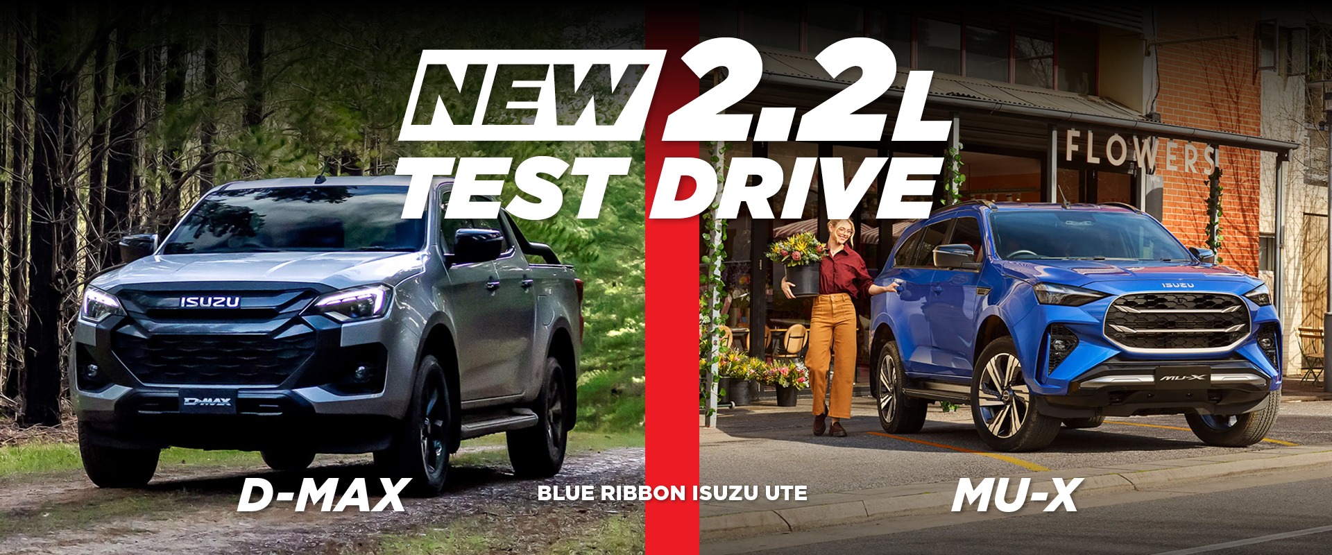 Blue Ribbon Motors - My25 MU-X Banner
