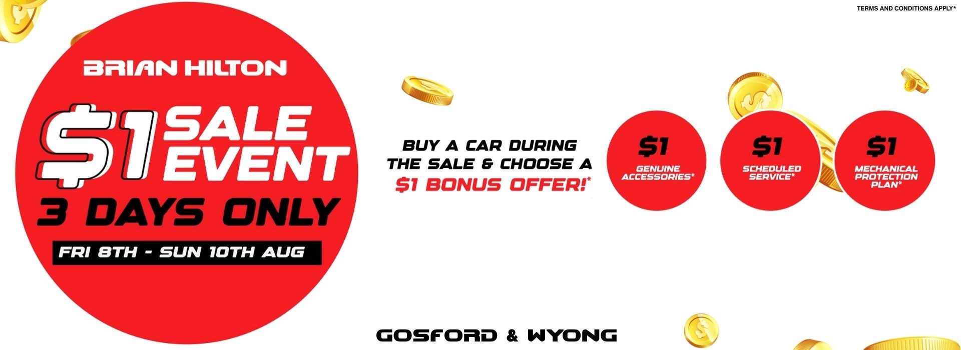 Brian Hilton Motor Group - $1 SALE EVENT