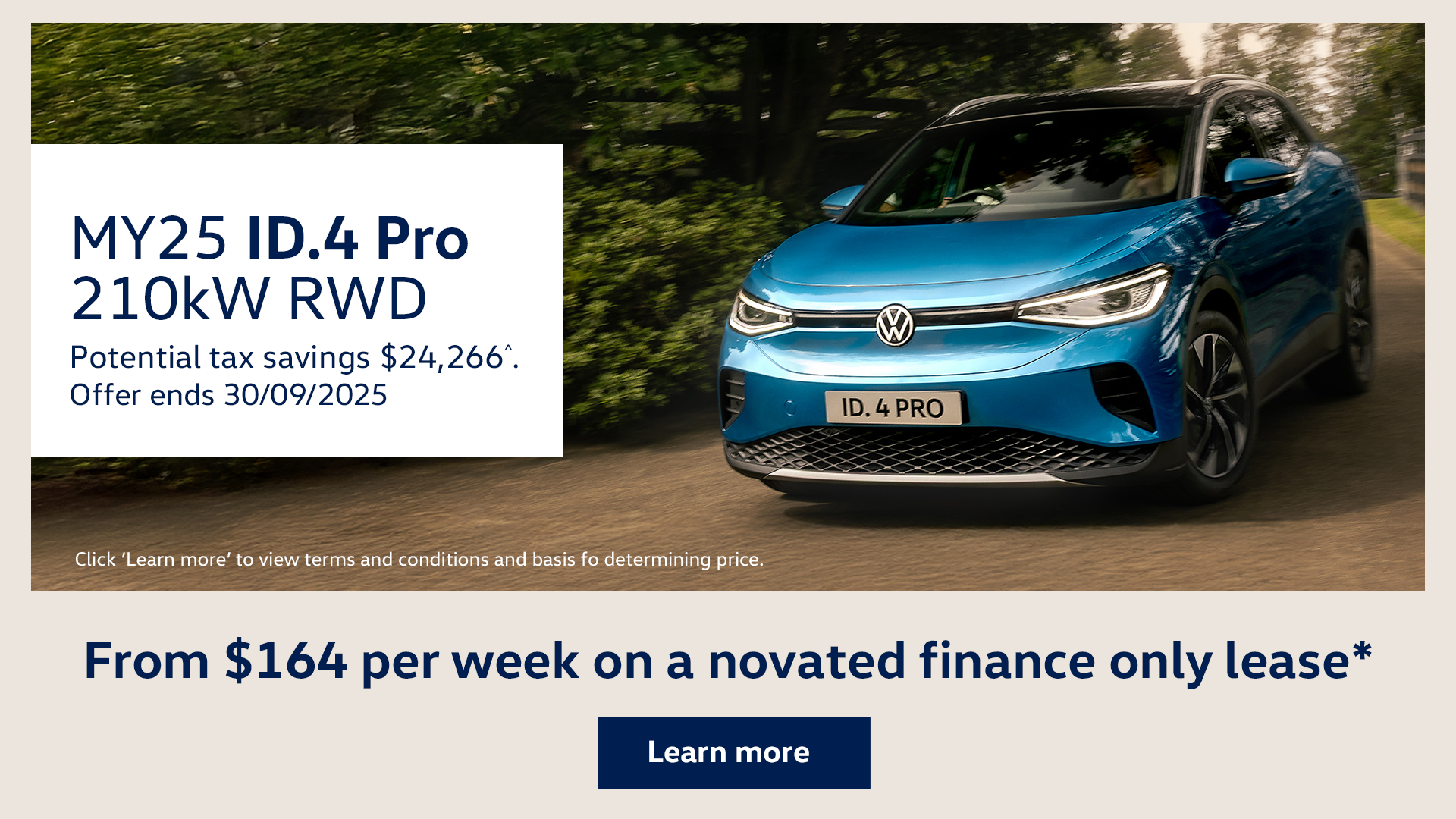 Mawson Lakes VW - ID.4 Tax Savings