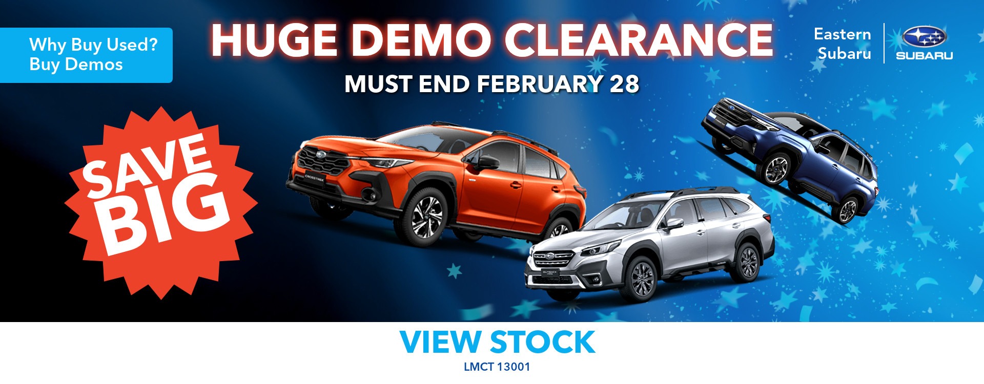 Huge Demo Clearance 