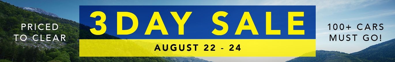 Ryde Subaru - 3 Day Sale