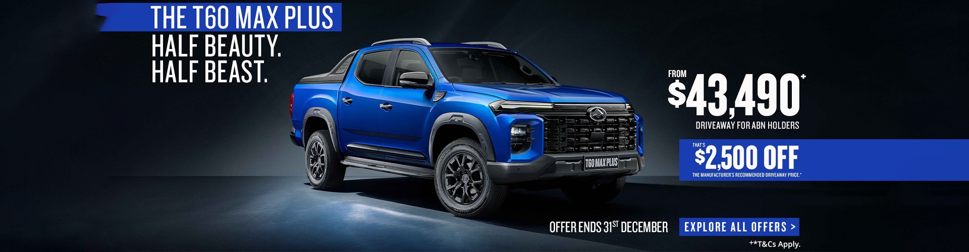 LDV Banner - T60 MAX Plus