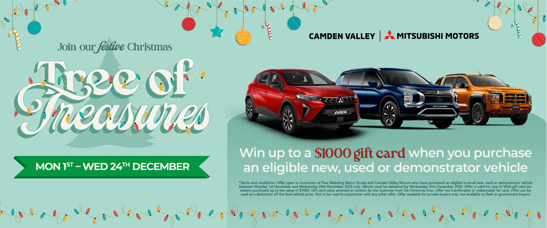 Tree of Treasures Sales - Mitsubishi