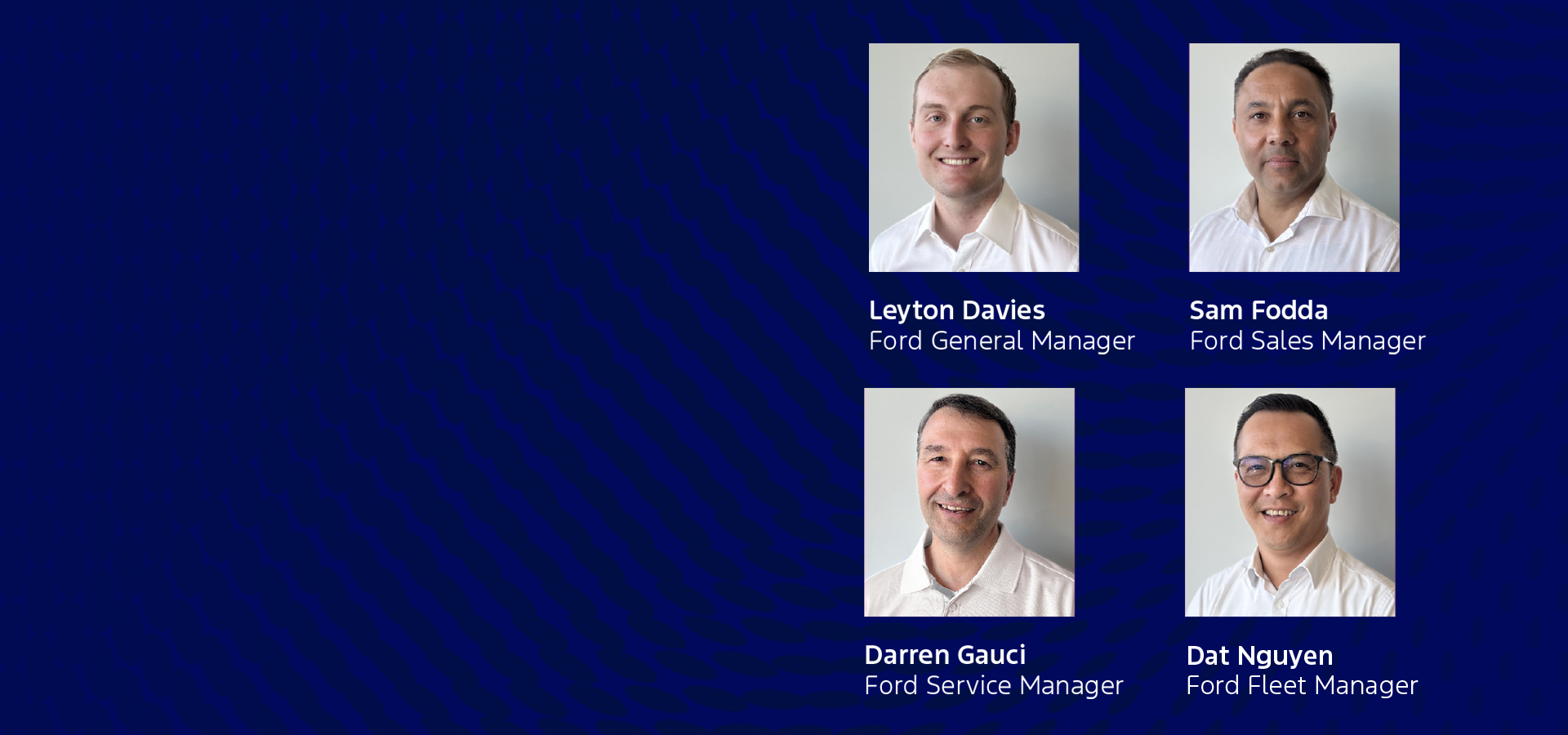Meet our Ford Team