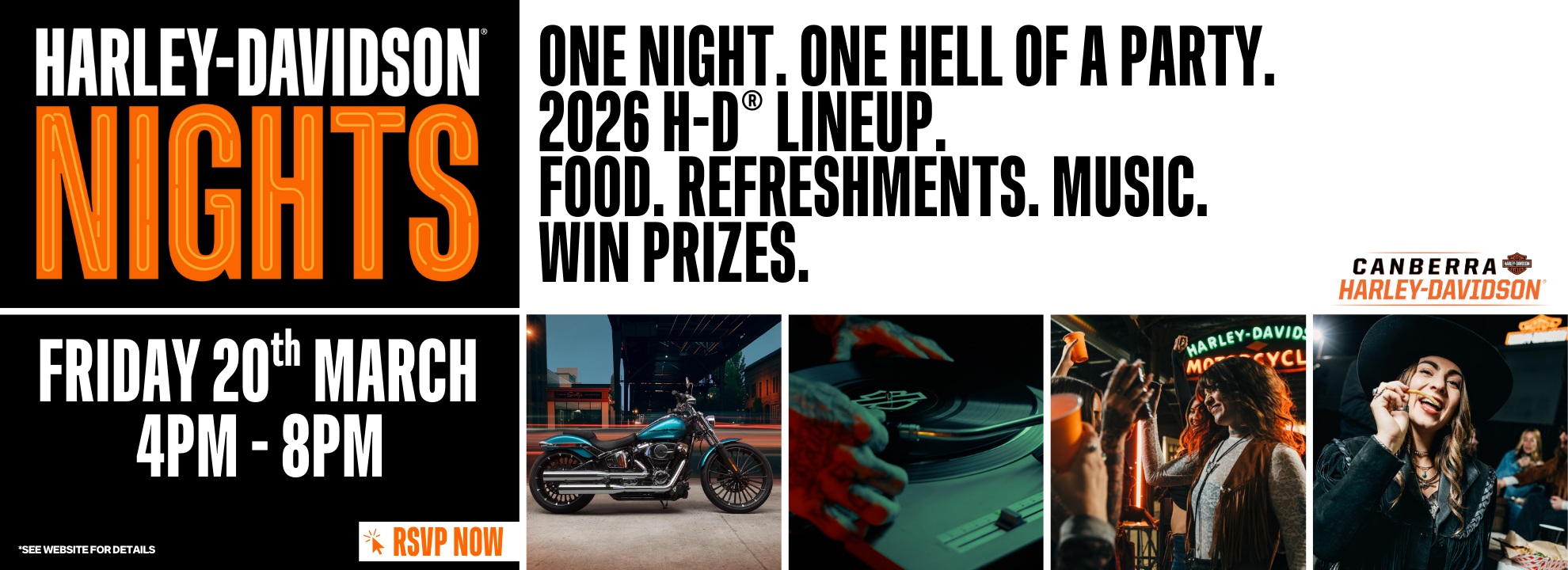Harley-Davidson Nights Friday 20th March 