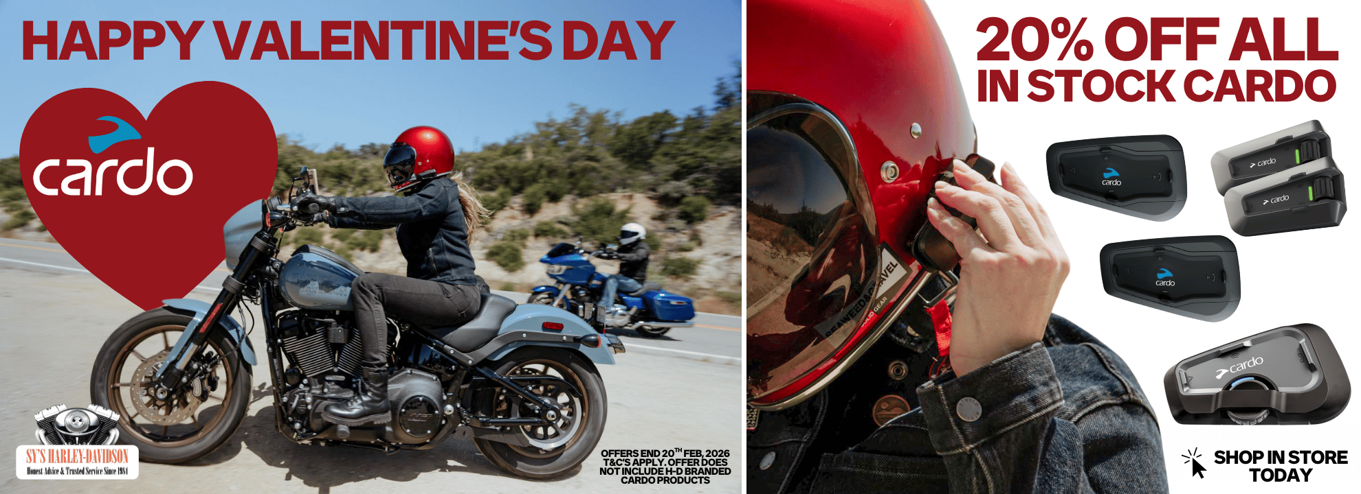 20% Off Cardo Valentines Day