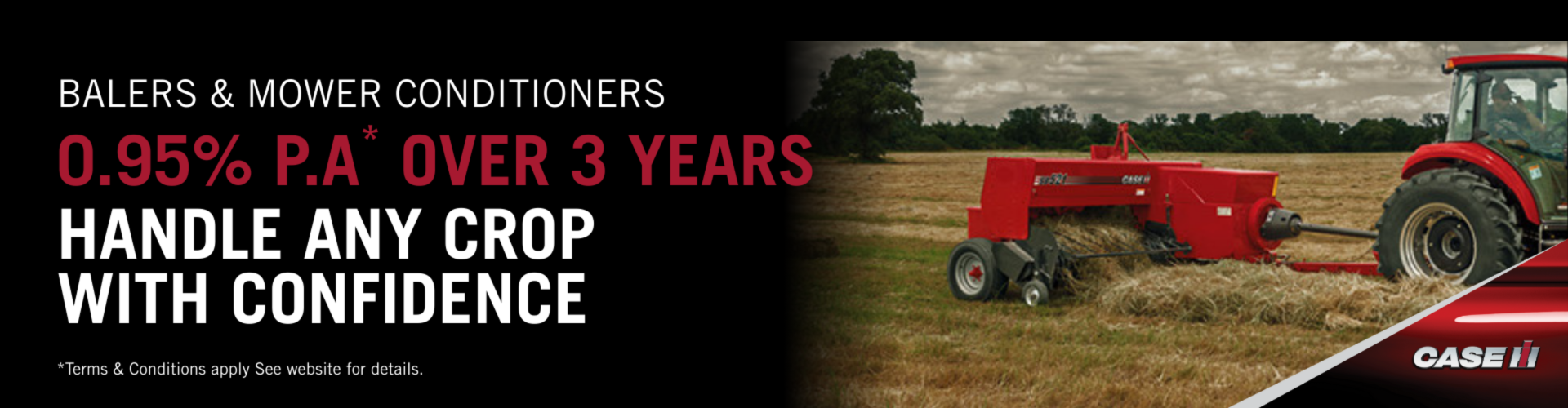 Upgrade Your Hay & Forage Gear with Case IH — Now at 0.95% P.A. Finance