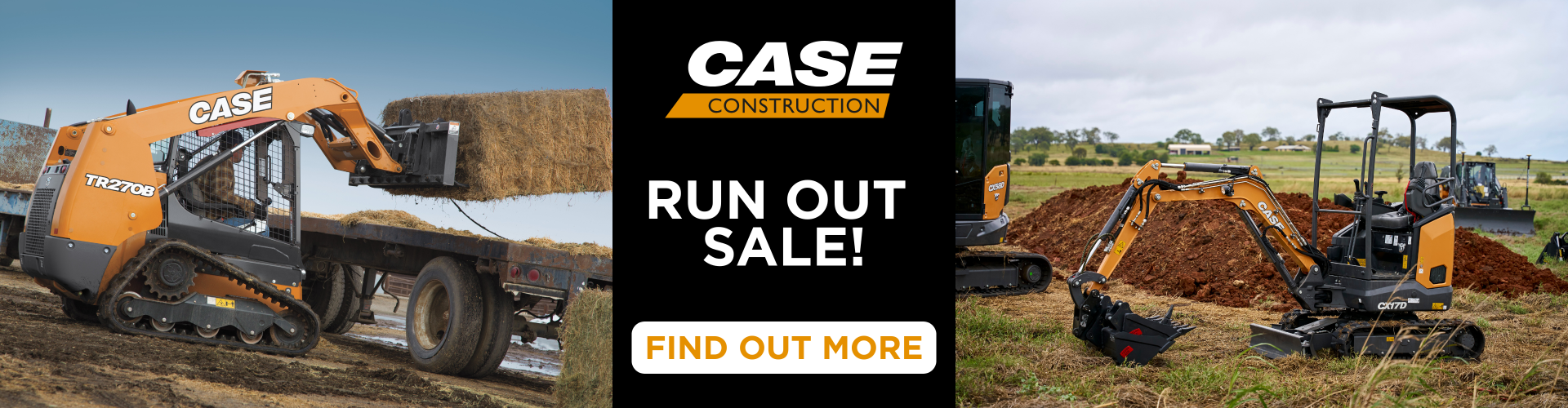 CASE Construction Runout Sale