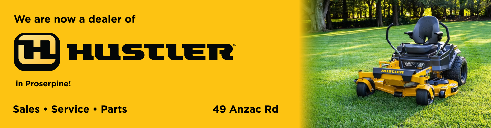 Hustler Mowers Dealer in Proserpine