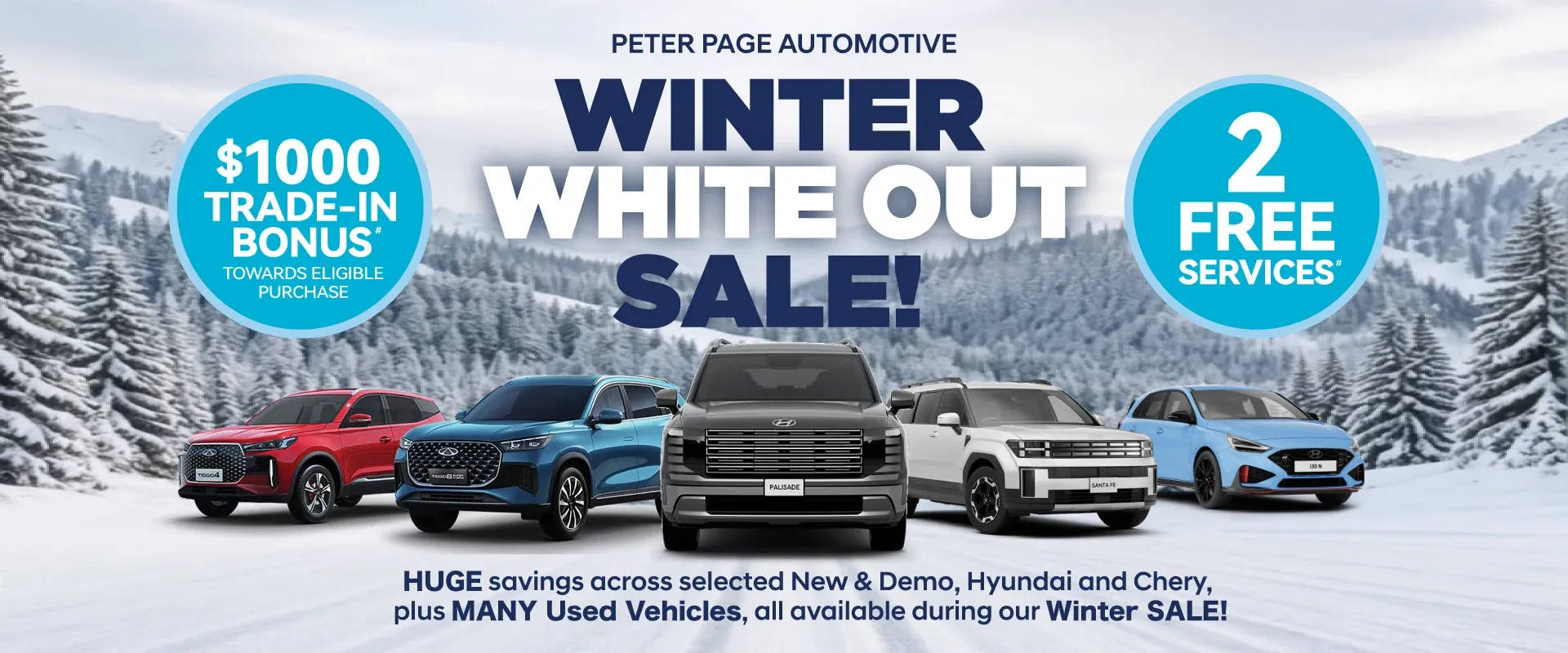Winter White Out Sale