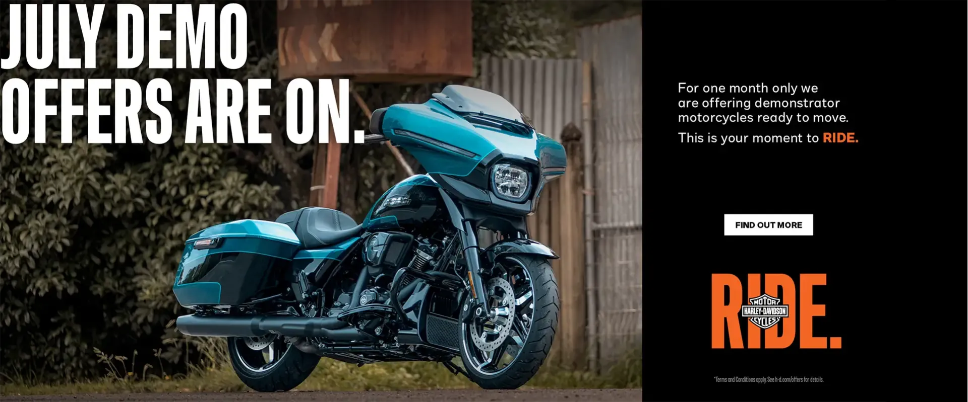 Victory Lane Motorcycles - July Demo Offer