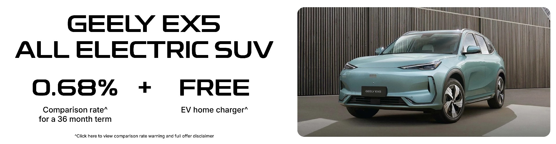 Geely EX5 August Offer