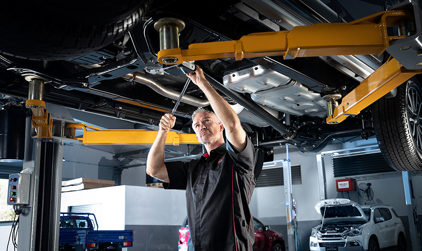 Isuzu UTE mechanic