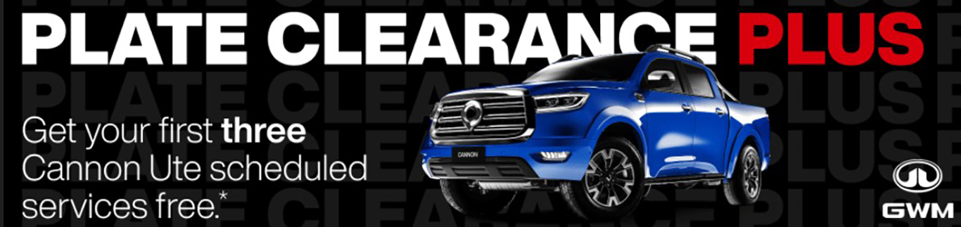 GWM Plate Clearance Plus Offers