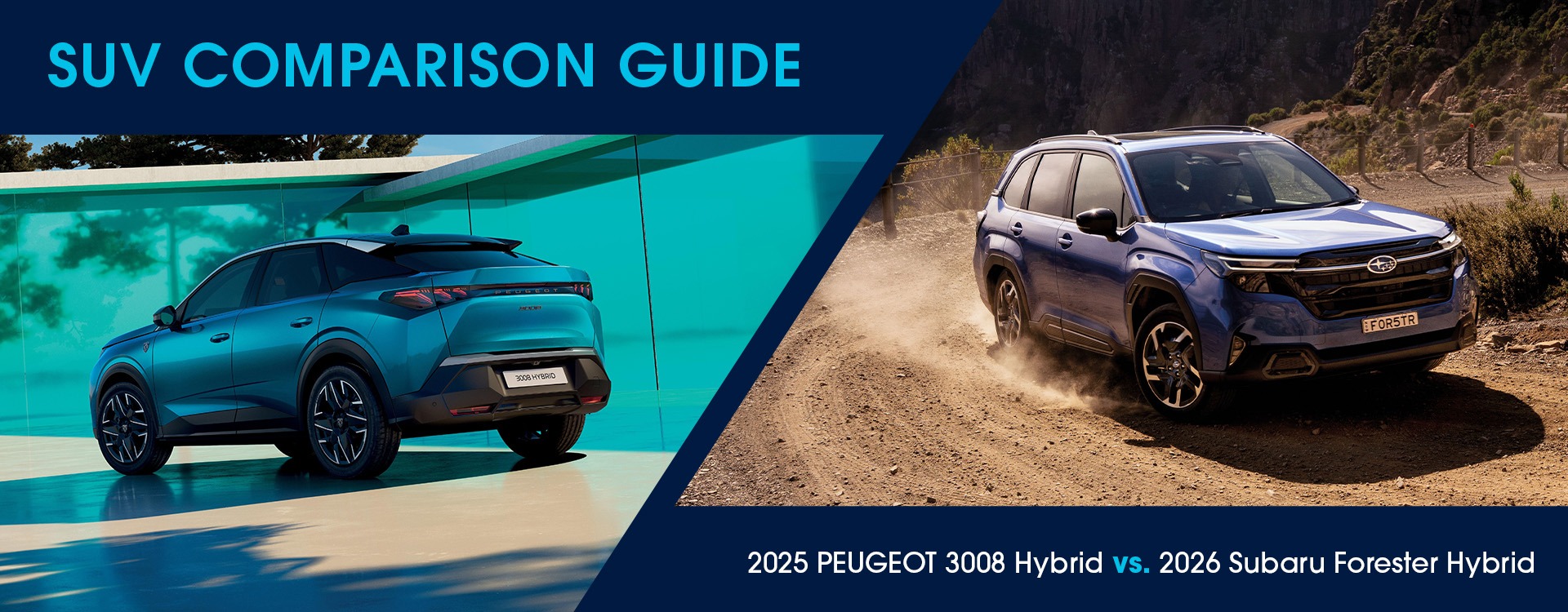 Peugeot 3008 Hybrid vs Subaru Forester Hybrid