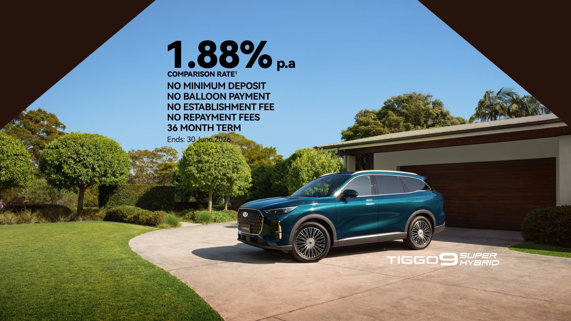 Chery Tiggo 9 Financial Offer