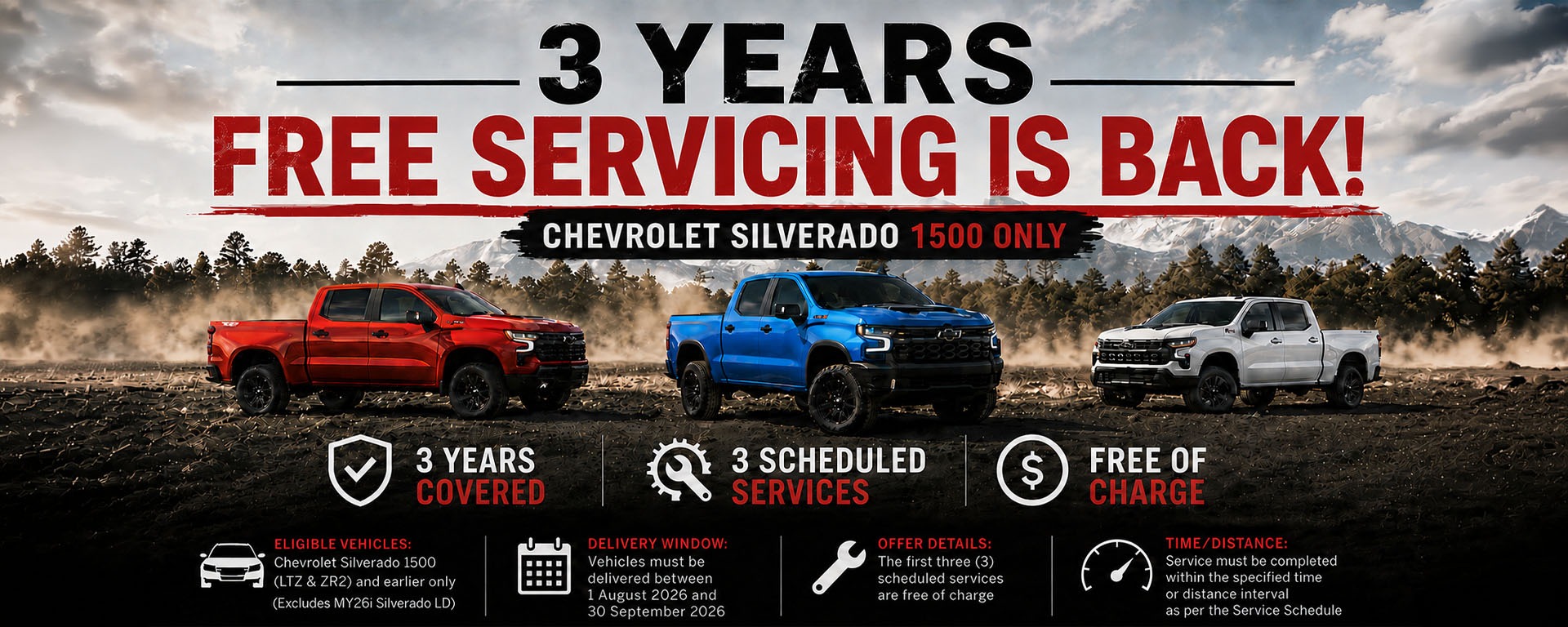 Frankston GMSV - 3 Years Free Servicing is Back