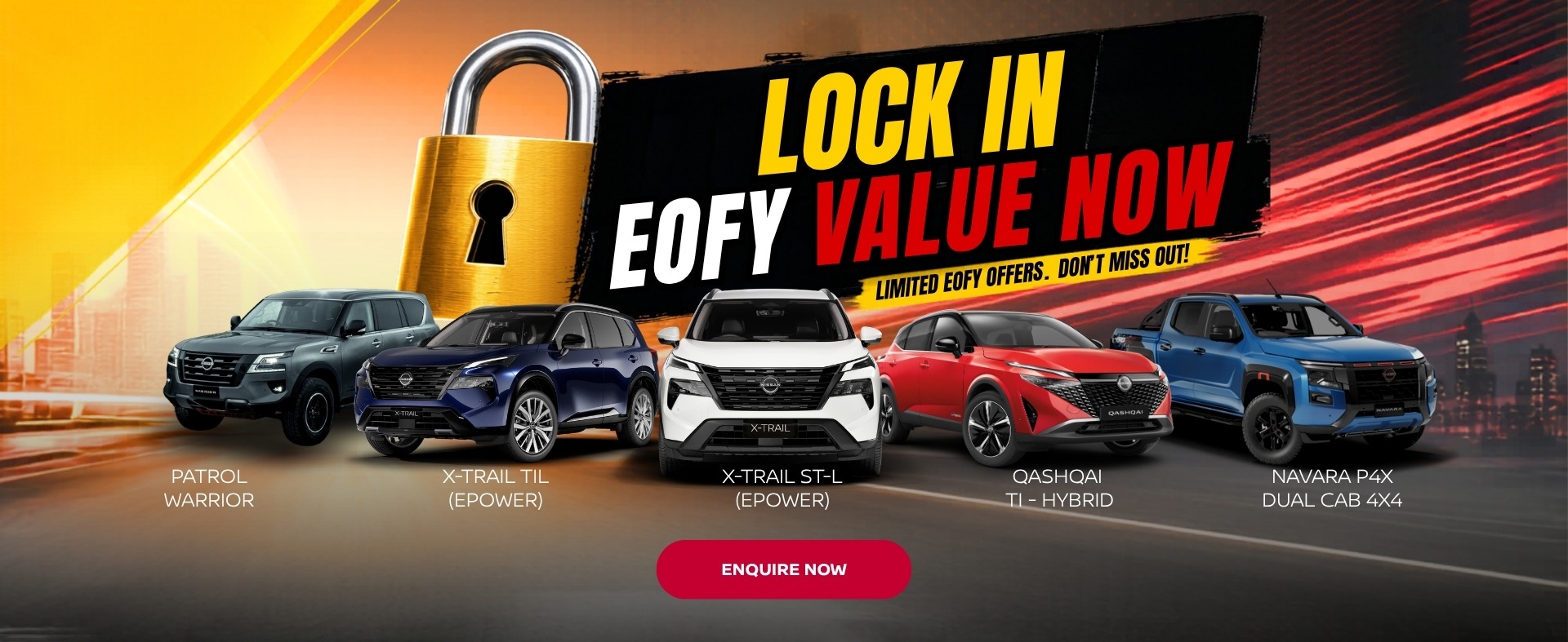 Lock In EOFY Value Now