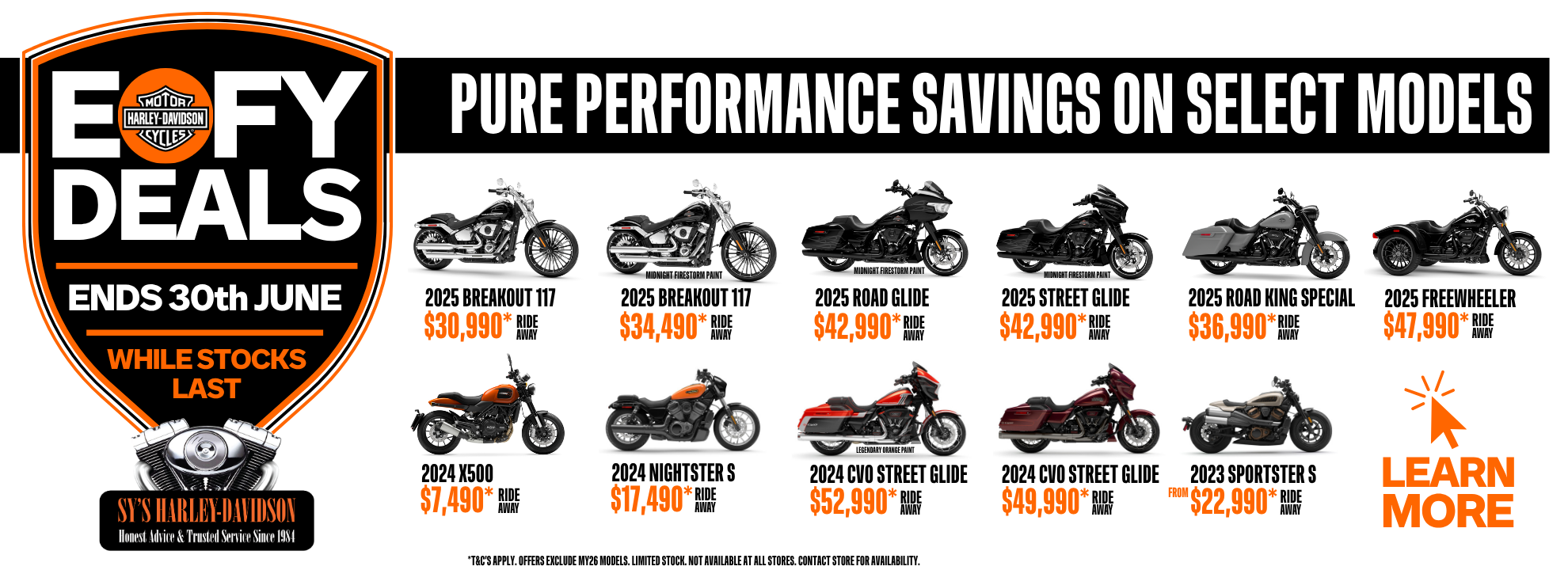 EOFY Deals - Pure Performance Savings