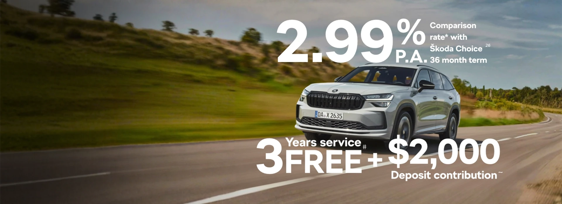 Skoda finance and free service offer