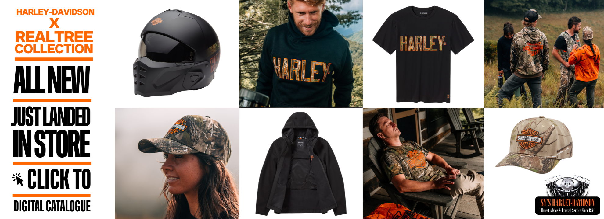 Realtree x H-D Apparel Catalogue