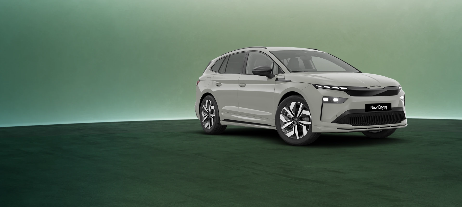 Enyaq SUV Green background