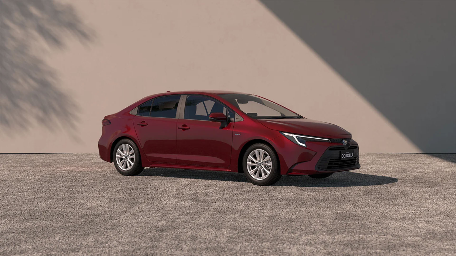 Red Toyota Corolla Sedan