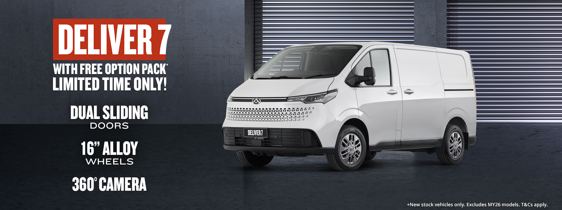 LDV Deliver 7 Van Special Offer now with Option Pack